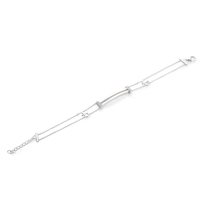 Bracciale Marcello Pane Donna Letters in Argento Zirconia BRYL002 - BRYL002